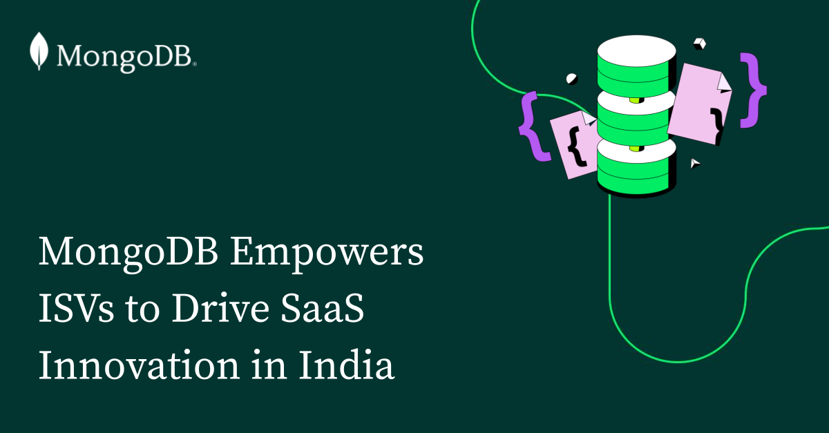 MongoDB助力独立软件供应商推动印度SaaS创新